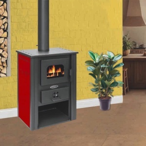 Pachet termosemineu pe lemn Termax Decebal, 11.52 kW, randament 85.59%, 75 m², Rosu, Calorifere, Pompe Recirculare, Grup siguranta, Vas expansiune, Robineti tur/retur, Aspirator cenusa si Boiler termoelectric Tesy 80 litri - Img 4