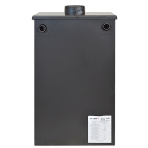 Pachet Termosemineu pe lemn Termax Vulcan, 11.52 kW, randament 85.59%, 75 m², Antracit, Calorifere, Pompa Recirculare, Grup siguranta, Vas expansiune, Robineti tur/retur, Aspirator cenusa si set accesorii - Img 5