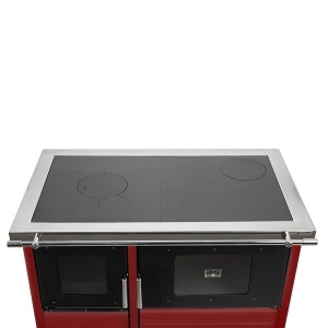 Pachet termosoba pe lemn Termax Maria 35 kW din otel, evacuare pe dreapta, cuptor, 230 mp, Bordo, pompa recirculare, grup siguranta, set accesorii, cutie depozitare lemn si boiler termoelectric 100 litri - Img 7