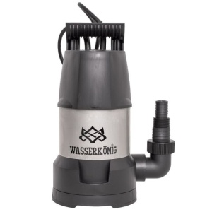 Pompa submersibila din plastic Wasserkonig SPMC10267, particule max. 5 mm, putere 1000 W, debit 16000 l/h, inaltime refulare 10 m, flotor electromecanic - Img 2