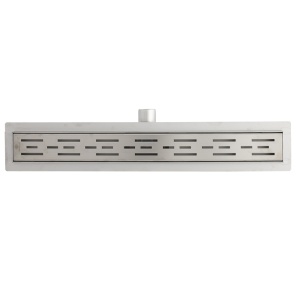 Rigola din otel inoxidabil Clasic VEN-S507A, 500 x 70 mm, membrana hidroizolanta, evacuare orizontala: Ø 40mm, Everpro - Img 2