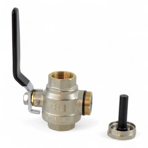 Robinet cu bila Ermetiq, filtru sita si magnet, 3 in 1, 1 1/4", PN40, alama - Img 6