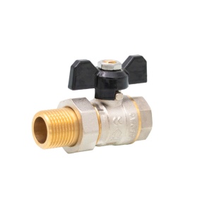 Robinet sferic tip fluture cu olandez 1/2", MF, Ermetiq - Img 2
