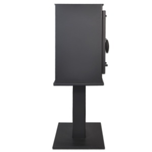 Soba pe lemn Termax Vesta cu picior, 9.47 kW, randament 84.32%, 60 m², Negru - Img 5