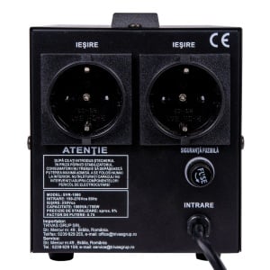 Stabilizator de tensiune cu releu Conter AVR SVR 1000VA / 750W - Img 5