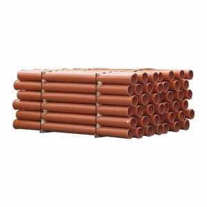 Teava PVC pentru scurgere canalizare exterioara, cu inel, multistrat, SN4, 125 x 3.2 mm, 4m - Img 3