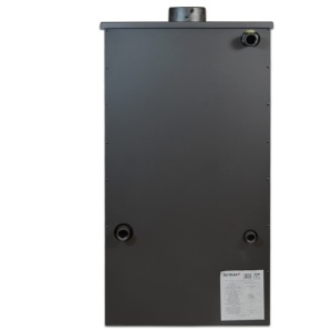 Termosoba pe lemn Termax Codru, 24.43 kW, cuptor integrat, randament 85.10%, 155 m², Antracit - Img 5