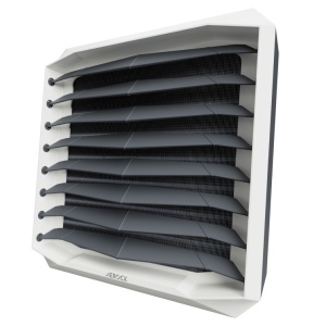 Aeroterma cu agent termic Aerock Mini R2, 3 - 51 kW, tip motor AC, debit aer 4900 m³/h, zgomot redus, tevi de conectare din cupru, 1-4-0108 - Img 2
