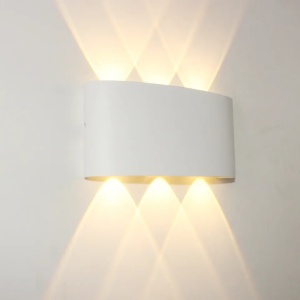 Aplica cu led, exterior, lumina calda, 2056/3 (Alb) - Img 2