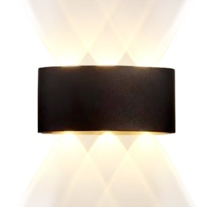 Aplica cu led, exterior, lumina calda, 2056/3 (Negru)
