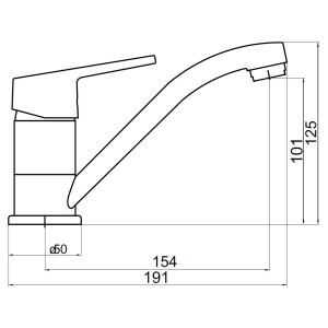 Baterie Ferro stativa lavoar cu pipa mobila Iris New 94496