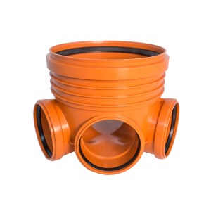 Baza camin canalizare, D 315 mm, cu 3 intrari + 1 iesire, D 160 mm