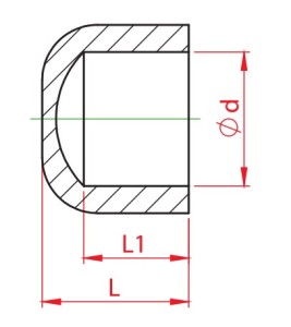 Capac PPR alb, Ø20 - Img 2