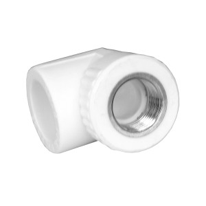 Cot teava PPR alb, Ø 25mm - 1/2I, 90 grade, PN25