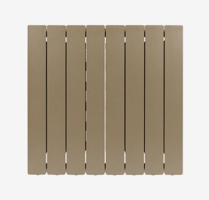 Element FONDITAL Blitz Super B4 din aluminiu 600 mm, putere termica W/elem. (ΔT 50) - 143.5 W, Bronze - Img 3