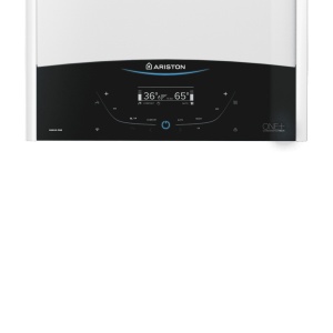 Centrala termica in condensare Ariston Genus One+ 30 kW, Clasa A, Schimbator de caldura XtraTech, Ecran LCD tactil, Meniu in limba romana, Autodiagnoza, Kit de evacuare inclus