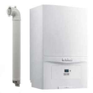 Pachet centrala termica pe gaz/GPL in condensare Vaillant ecoTEC pure VUW 286/7-2, 26.1 kW, incalzire si ACM, Kit de evacuare inclus, Robineti si Filtru antimagnetita - Img 2