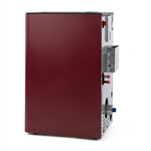 Pachet Smart Control - Termosemineu pe peleti Termax Kamin PM 15 kW, 120 mp, volum apa 30 litri, diametru cos fum ⌀80 mm, vas expansiune si pompa recirculare incluse + Termostat inteligent KOPH I302 WiFi + Aspirator cenusa 1000W + Stabilizator tensiune