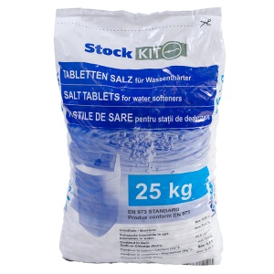 Pastile sare AquaPUR, pentru statii dedurizare (dedurizatoare), min.99.5 NaCl, 25 kg