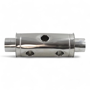 Recuperator de caldura din inox Ø150 mm, lungime 70 cm, grosime inox 0.4 mm, RIX/150 - Img 3