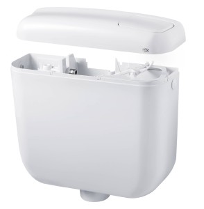 Rezervor WC CONCEPT 1 Eurociere 1000C1FX, prindere pe perete, montaj la semiinaltime, Alb