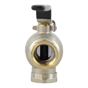 Robinet cu bila Ermetiq, filtru sita si magnet, 3 in 1, 1 1/4", PN40, alama - Img 7