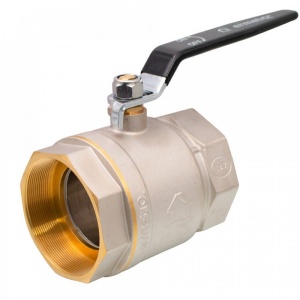Robinet sferic alama cu maner 1 1/2", FI, Ermetiq