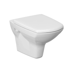 Set vas WC suspendat Carina, capac inclus, K701-035, alb