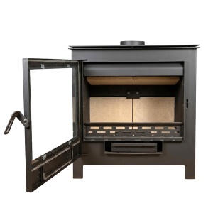 Termosemineu pe Lemn, Termax B Max E, 26 kW, randament 78.7%, 180 m², Negru - Img 3