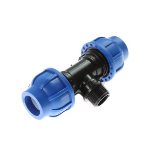 Teu compresiune PEHD, Ø 63 - 2 E - 63 mm, PN16 - Img 2