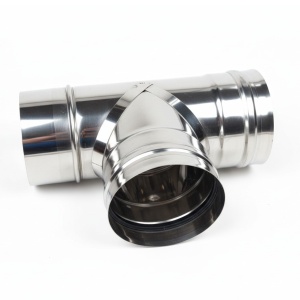 Teu inox de racordare SP 90°, ⌀80 mm, KOPH, model P1