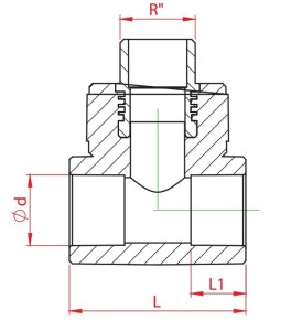 Teu PPR alb, Ø25-3/4 E-25