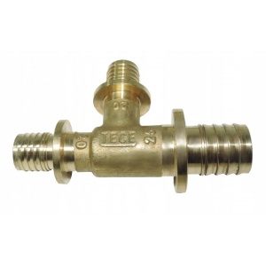Teu redus alunecator alama TECEflex, Ø 25 x 20 x 20 mm, 760522