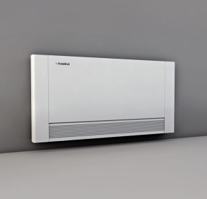 Ventiloconvector standard de pardoseala Fondital Aural One 60 SX, design modern si elegant, 1125 x 579 x 129 mm, motor cu tehnologie inverter, Alb - Img 3