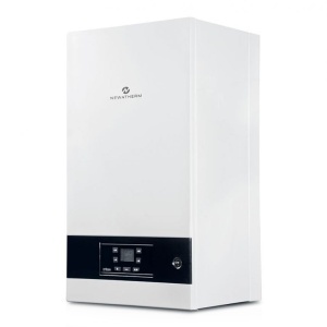 Centrala termica pe gaz in condensare Newatherm Triton 24 kW, Eficienta ridicata pana la 92%, Vas expansiune 8 litri, Debit ACM 11 l/min, Kit evacuare inclus
