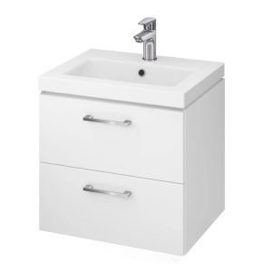 Dulap cu lavoar Lara Como, cu sertare, 50, S801-146-DSM, alb