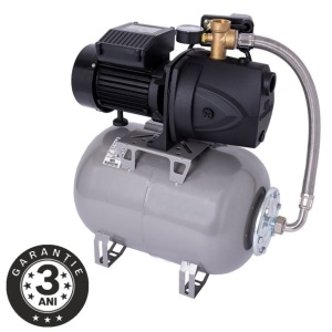 Hidrofor cu pompa autoamorsanta Wasserkonig FL528625, fonta, putere 1250 W, debit 5160 l/h, inaltime refulare 52 m, vas de expansiune 24 l - Img 2