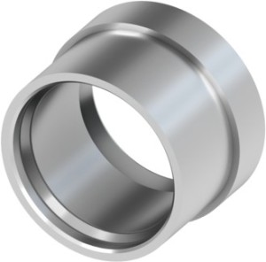 Manson de presare TECEflex pentru tevi din plastic, Ø20 mm, nichelat, 704020