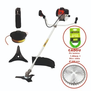 Motocoasa de umar BLADE Alpin 520 - 52cc - benzina, 3.0 CP, 3200 RPM, R5200 + Cadou Disc vidia 255 x 25.4mm si Fir trimer