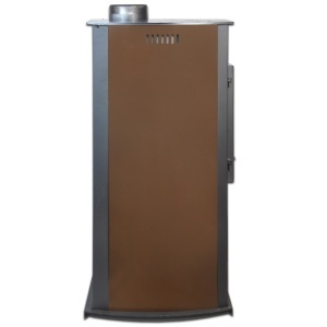 Pachet soba pe lemn Termax Armonia, 8.45 kW, randament 80.36%, 55 m², Maro, set accesorii, aspirator cenusa si suport lemne foc metalic Termax M - Img 3