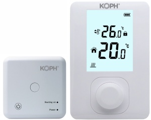 RESIGILAT: Termostat ambiental neprogramabil KOPH 303RF, fara fir, pentru centrale termice - Img 2