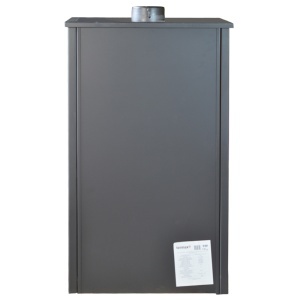 Soba pe lemn Termax Doina, 12.2 kW, randament 84.17%, 80 m², spatiu depozitare lemne, cuptor de gatit integrat, Maro - Img 8