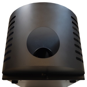 Soba pe lemn Termax Toader, 7.02 kW, randament 85.74%, 45 m², spatiu depozitare lemne, Negru - Img 6