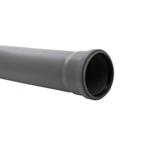 Tub PVC pentru scurgere canalizare interioara, cu inel, Ø 110 mm, 0.5 m