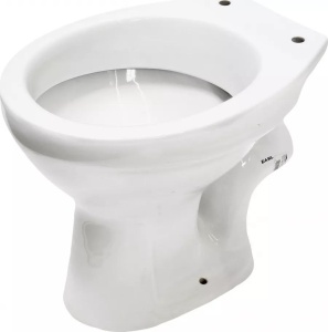Vas WC Easil Tempo, evacuare orizontala, montaj pe pardoseala, ceramica sanitara, alb