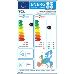 Aparat de aer conditionat TCL GentleCool TPG11I, 12000 BTU, WiFi, Clasa A++, Incalzire, Functie Turbo, Functie ECO, I-Feel, Mod Sleep, Flux de aer 4D, Filtru 4 in 1, R32, TAC-12CHSD/TPG11IF - Img 5
