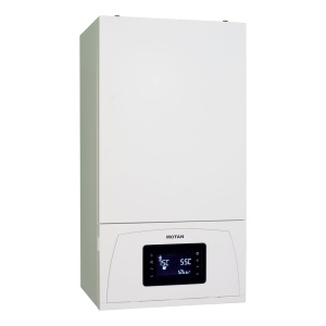 Centrala termica in condensare Motan Condens 100, 25 kW, C38GC25-PV1, schimbator principal inox, raport de modulare 1:10, kit de evacuare inclus + Extragarantie 2 ani