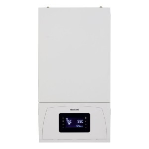 Centrala termica pe gaz in condensare Motan Condens 100 C38GC25-PV1, 25 kW, incalzire si ACM, raport de modulare 1:10, grup hidraulic din composit, Filtru antimagnetita, Kit de evacuare inclus - Img 2
