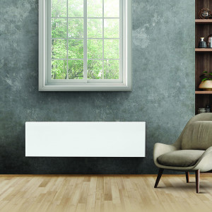 Convector FinEco Cloud cu AirSafe TESY CN 06 100 EА CLOUD AS W, electric cu montaj pe perete, control prin internet, 1000 W, pornire adaptiva, potrivit si pentru incalzirea bailor, 10 - 13 m², Alb
