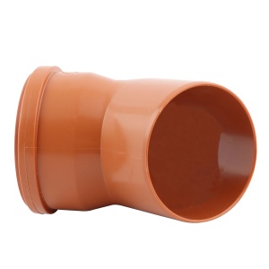 Cot PVC, cu inel, Ø 200 mm, unghi 45° - Img 2